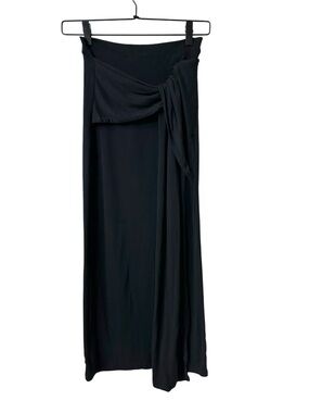 SNDYS Revolve Draped Black Skirt